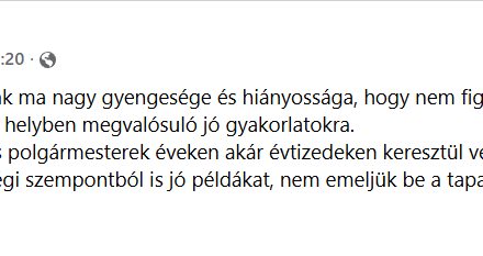 A magyar politikának…